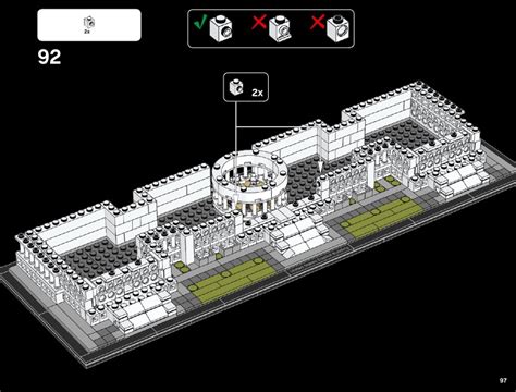 LEGO 21030 United States Capitol Building Instructions, Architecture