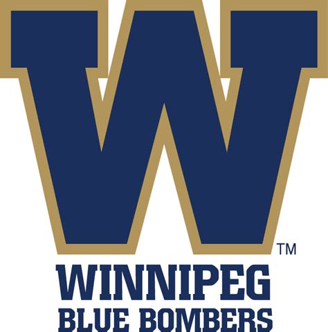 Winnipeg Blue Bombers Secondary Logo | Winnipeg blue bombers, Blue ...