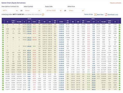 Option chain analysis, nse option chain, ns Stock Screener