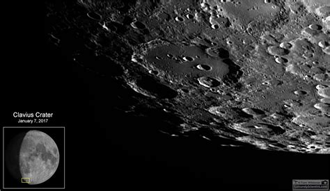 Clavius Crater – January 7, 2017 : Astronomy