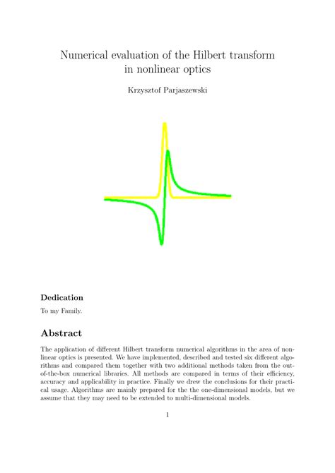 (PDF) Understanding the Kramers-Kronig relation in nonlinear optics