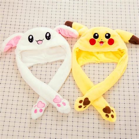 Lovely Pikachu Hat PN0978 Bunny Hat, Bunny Plush, Rabbit Ears, Cat Ears ...