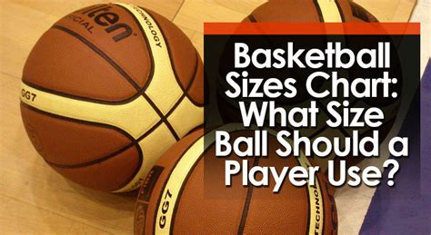 Basketball Sizes Chart: What Size Ball Should a Player Use?