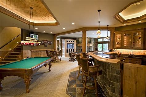 Rec Room Design Ideas For Some Fancy Time at Home | Basement design, Rec room, Traditional ...