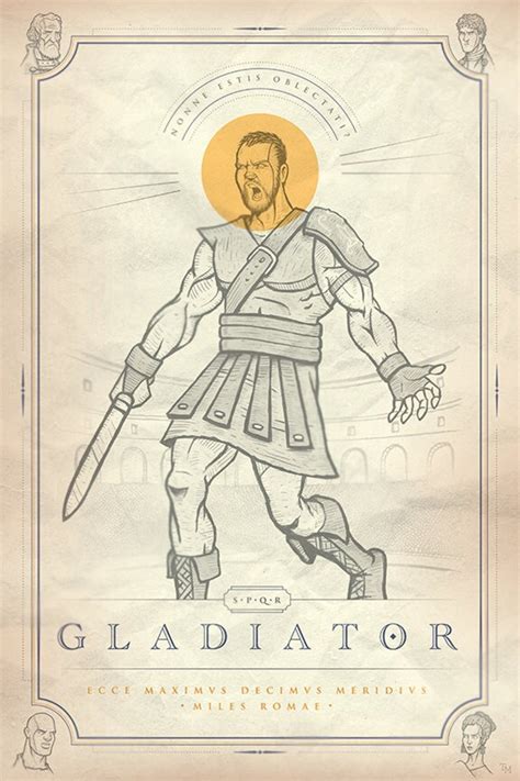 Gladiator Film Poster - Etsy