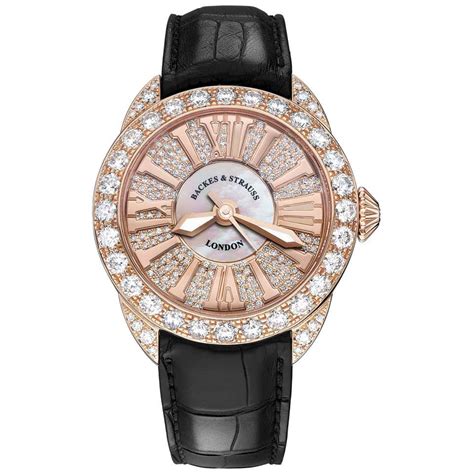 Queen of Hearts 40 Luxury Diamond Watch for Women, 18 Karat Rose Gold ...