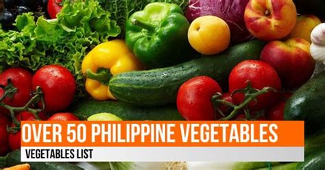 LIST: 50+ Vegetables in the Philippines - LISTPH