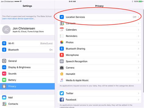 Enable Location Services in iOS / iPad (v.10.3.2) – Support @Blake ...