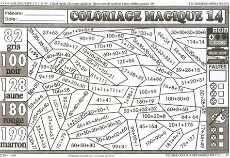 Coloriage magique ce2 multiplication à imprimer - tout degorgement