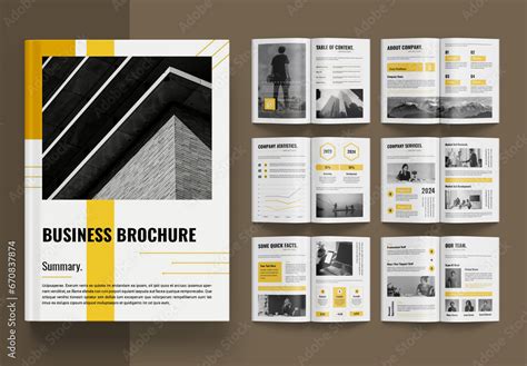 Business Brochure Layout Stock Template | Adobe Stock