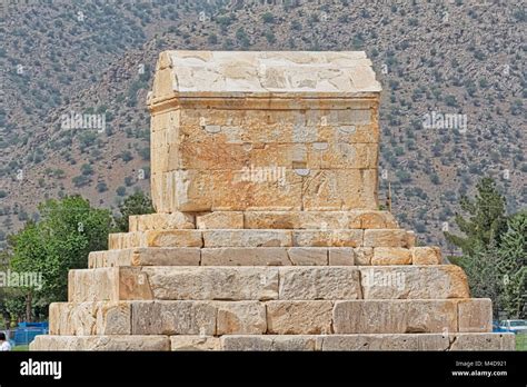 Pasargad Great Cyrus tomb Stock Photo - Alamy