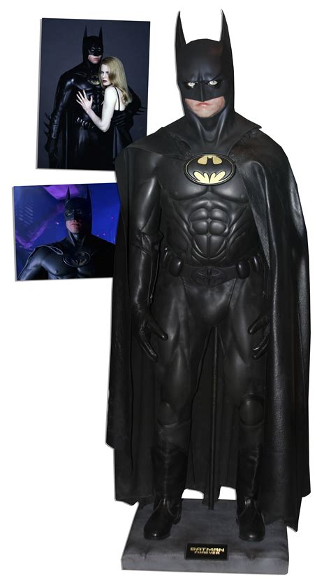 Lot Detail - Val Kilmer ''Batman Forever'' Batsuit on a Life Size ...