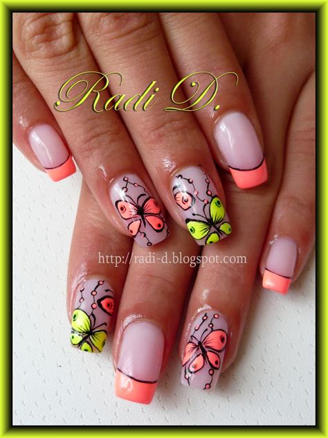 It`s all about nails: Neon Butterflies and a little surprise!