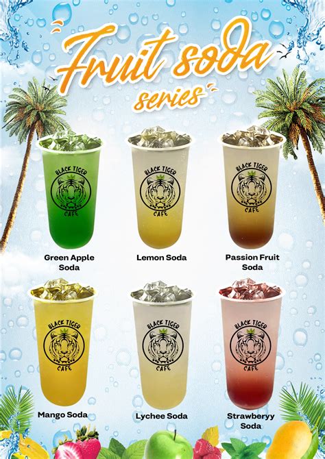 𝐍𝐄𝐖 𝐏𝐑𝐎𝐃𝐔𝐂𝐓 𝐀𝐋𝐄𝐑𝐓!📣 FRUIT SODA... - BLACK TIGER CAFE MAIN