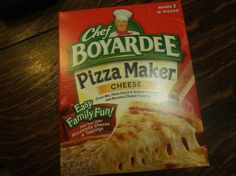 Learning Knowledge to Make Pizza: Chef Boyardee Pizza Cheese Pizza Maker Kit with a "Twist"..