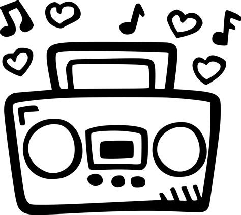 Boombox Computer Icons Clip art - Boom Box png download - 981*874 - Free Transparent Boombox png ...