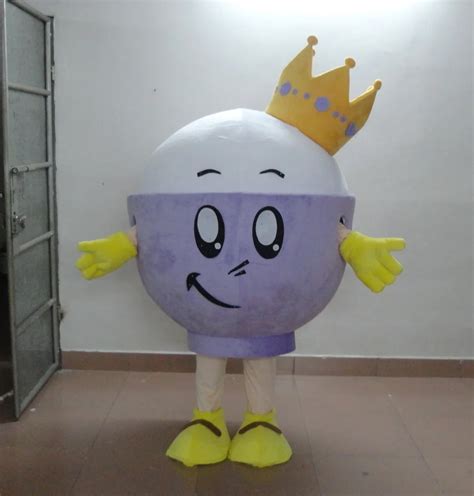 Latest high quality bowl mascot costume for adults Golden Crown-in Anime Costumes from Novelty ...