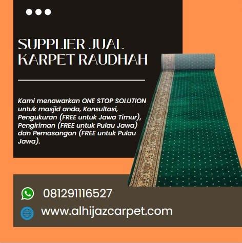 Supplier Karpet Raudhah Masjid Nabawi Terpercaya di Tanah Laut, Berbagai Desain Menarik Hubungi ...