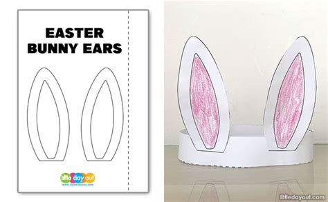 Bunny Ears Craft Template: Make A Cute Headband - Little Day Out