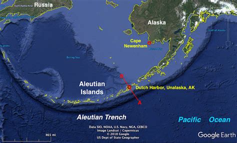 Map of Bering Sea – NOAA Teacher at Sea Blog