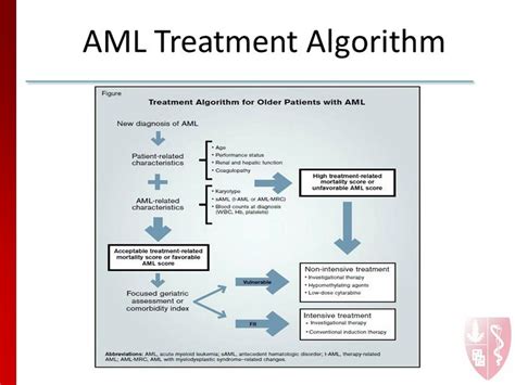 AML Treatment Algorithm