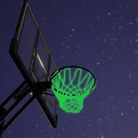 Glow-in-the-dark LED Basketball Set and Luminous Net | Basketball net, Fantasy basketball ...