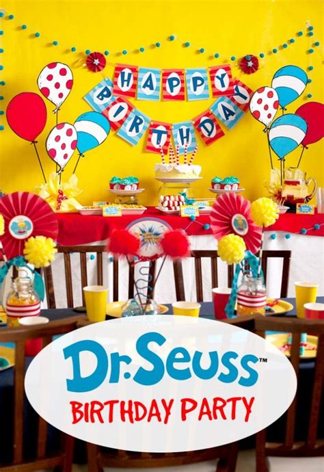 Dr. Seuss Birthday Party - Frog Prince Paperie | Dr seuss birthday party, Dr seuss party ideas ...