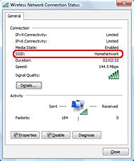 SSID and Security Key