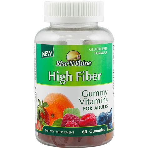 High Fiber Gummy Vitamins for Adults 60 count - Walmart.com - Walmart.com