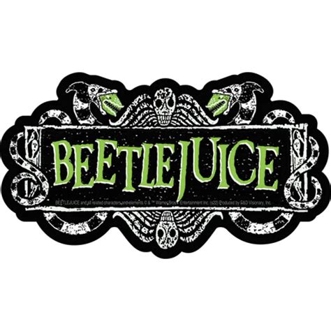 Beetlejuice Logo - Vinyl Sticker at Sticker Shoppe