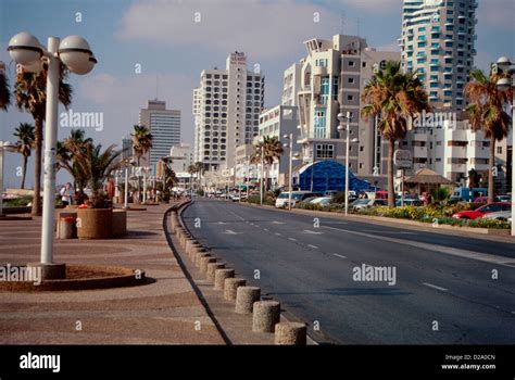 Israel tel aviv promenade travel world israel general landscape color ...