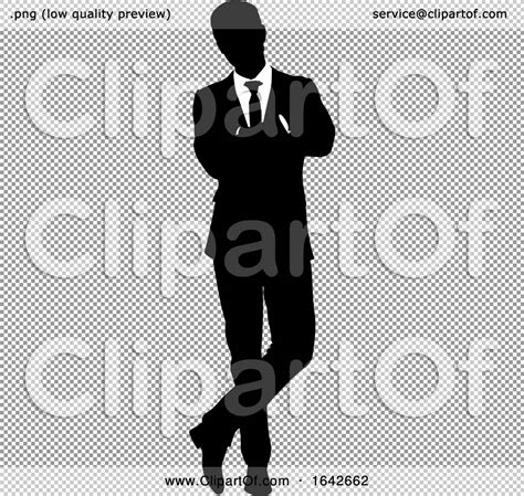 Silhouette Business Person by AtStockIllustration #1642662