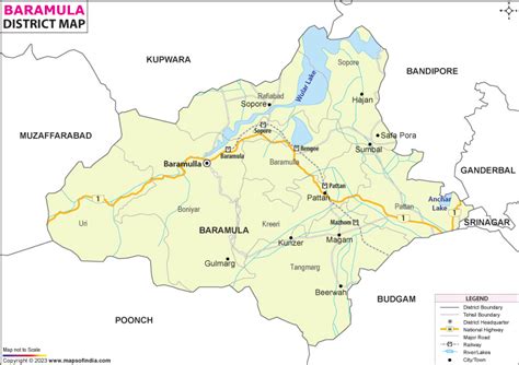 Baramulla District Map