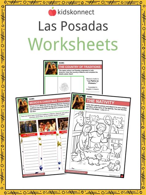 Las Posadas Facts, Worksheets, History & Traditions For Kids