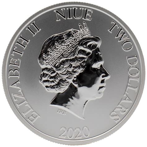 2020 1 oz $2 NZD Niue Silver Back To The Future 35th Anniversary Coin ...