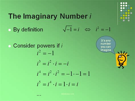 Complex Numbers - Presentation Mathematics