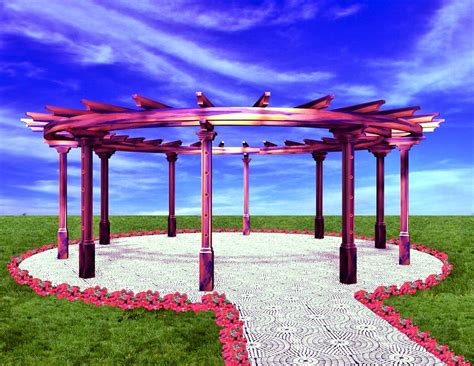 Iron Pergola j -003 » Wrought Iron Concept