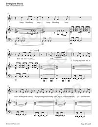 Bleeding Love-Leona Lewis- Free Piano Sheet Music & Piano Chords