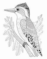 Woodpecker Coloring Pages  Free Printable sketch template