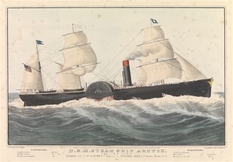 U S M Steam Ship Arctic. Collins Line | Royal Museums Greenwich