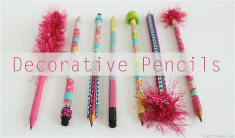 Decorative Pencils - Family Friendly Craft