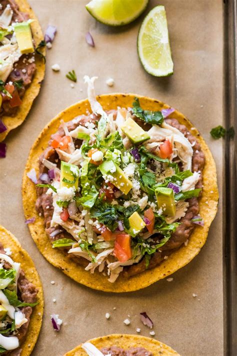 Tostadas Fáciles De Pollo