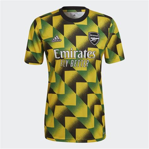 adidas Arsenal Pre-Match Jersey - Yellow | adidas NG