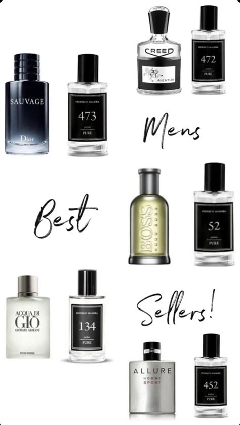 many different types of perfume bottles with the words best men's sellers