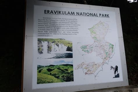 Map of Eravikulam National Park