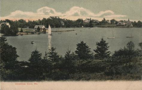 Christmas Cove Maine South Bristol, ME Postcard