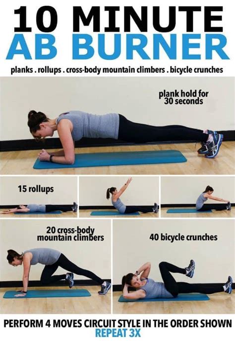 10 Minute Ab Burner Workout