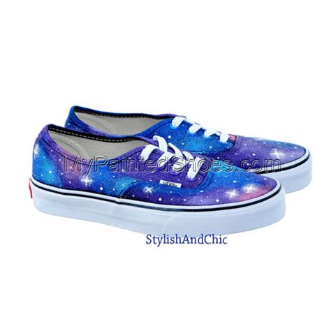 Galaxy Vans Galaxy Shoes Hand Painted Canvas Shoes