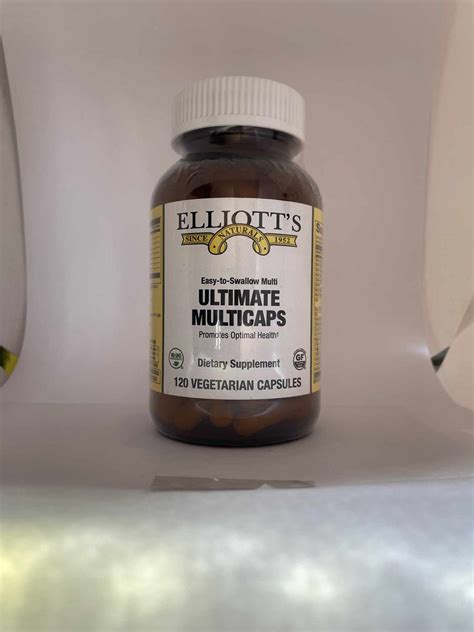 Ultimate Multicaps 120 Vegetarian Capsules- Elliotts Vitamins