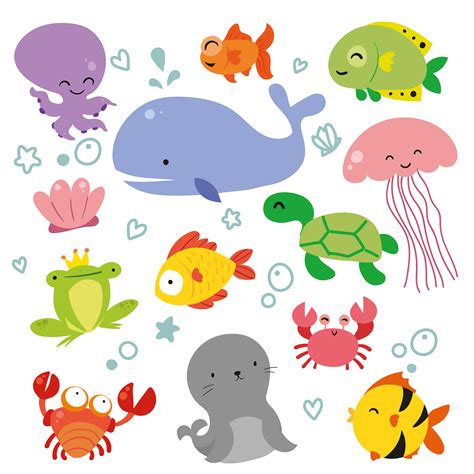 ocean vector collection design 456727 Vector Art at Vecteezy